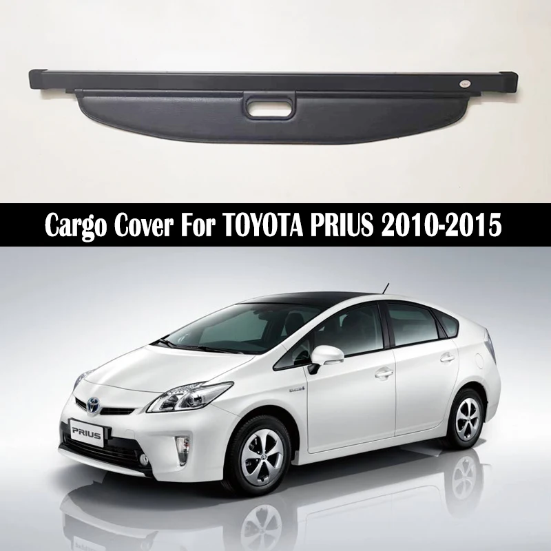 

Багажник груза Крышка для TOYOTA PRIUS 2010-2015 защитный щит задняя багажная занавеска разделение конфиденциальность автомобильные аксессуары