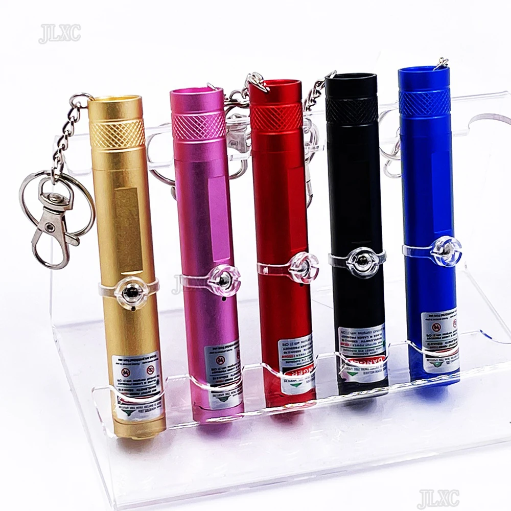 Mini 2 in1Cat Keychain Fun Pointer Portable Laser pointer LED Training Torch Pet Cat Tickle Toy Flashlight