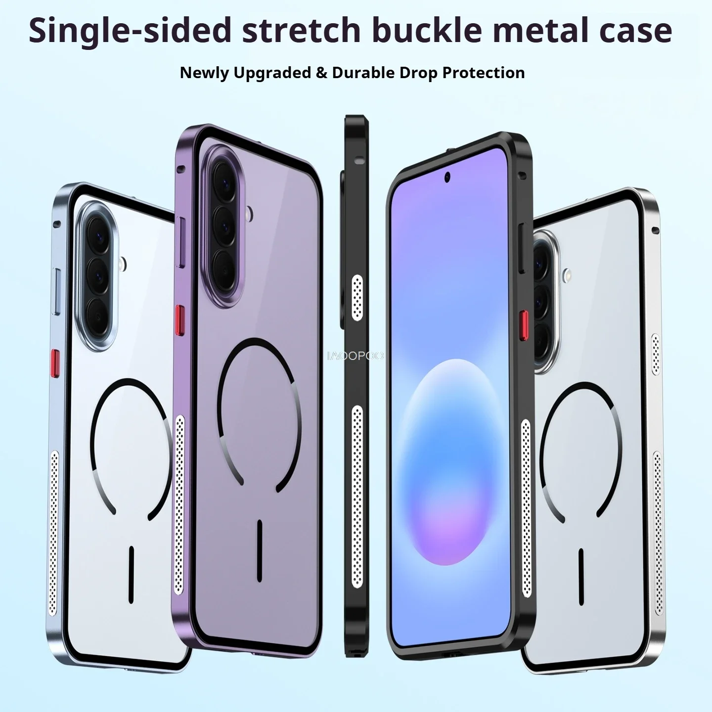 Für Samsung Galaxy A57 A37 S23 S24 S24+ S25 S25+ S26 S26+ Ultra Handyhülle Metallrahmen für MagSafe Schnalle Aluminiumlegierung Hülle – Detail 16