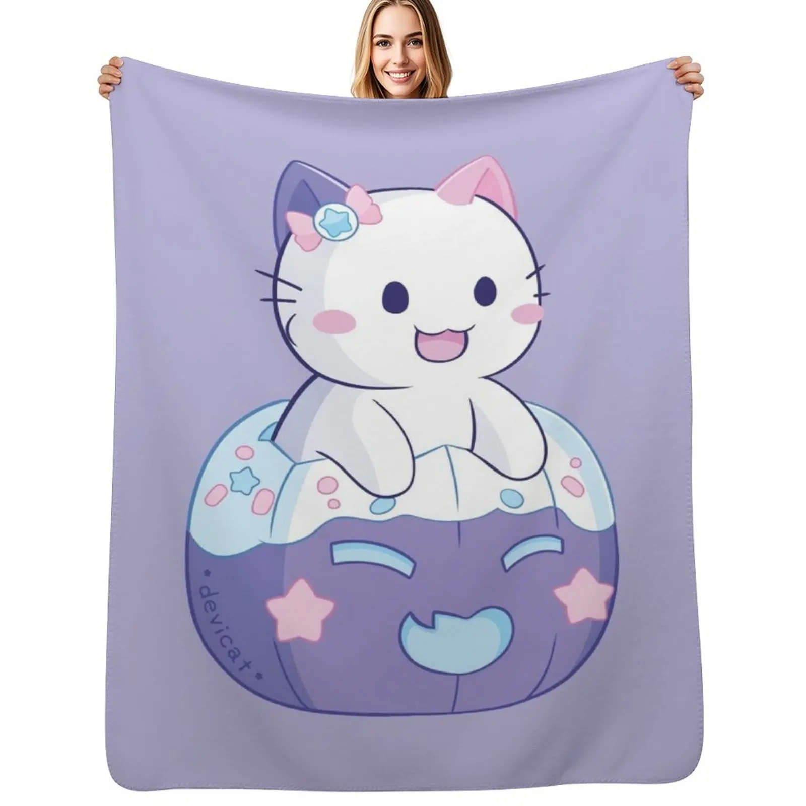 

CandiCat Pumpkin  2021 Throw Blanket For Baby Luxury Designer Weighted Loose Blankets