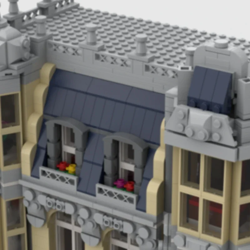 Stadt Street View Modell MOC Gebäude Ziegel Elektronische Waren Shop Modulare Technologie Geschenke Urlaub Montieren Kinder Spielzeug Anzug