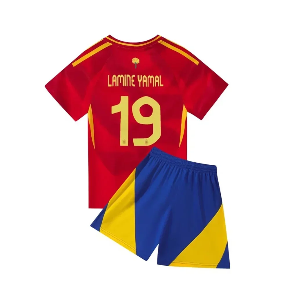 adult children's clothing set Football sport Uniforms boy girl Spanish Lamine Yamal Fans Jersey Training wear games kits Leisure