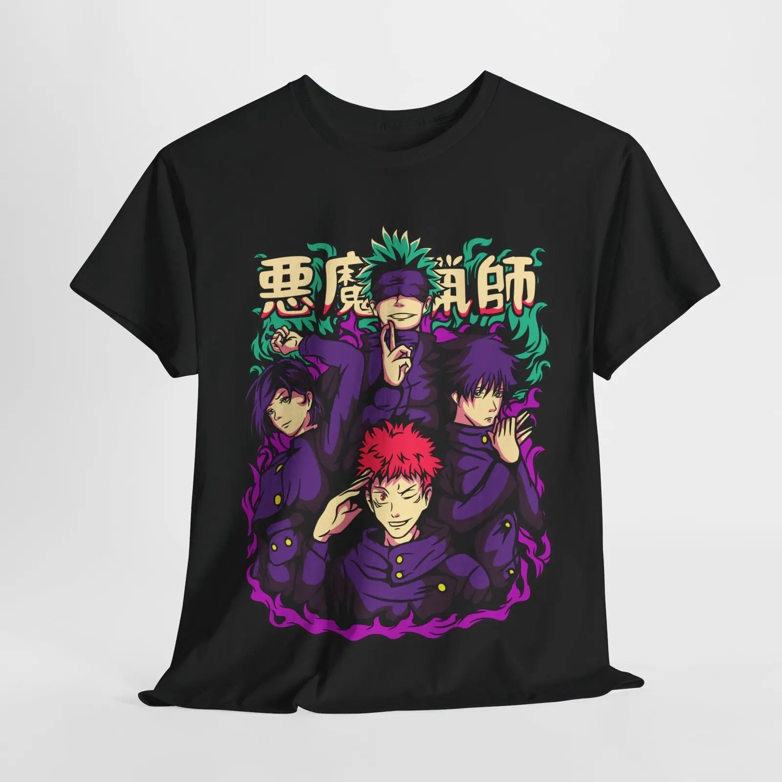 

Gojo Satoru Nobara Itadori Jujutsu Kaisen T-Shirt Anime Japanese Tee Shirt JJK