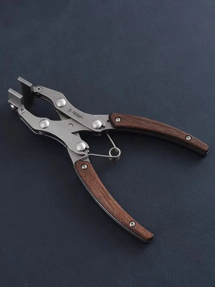 Leather Flat Pliers Stainless Steel Professional Parallel Pliers Handmade DIY Craftsman LeatherCraft Tools