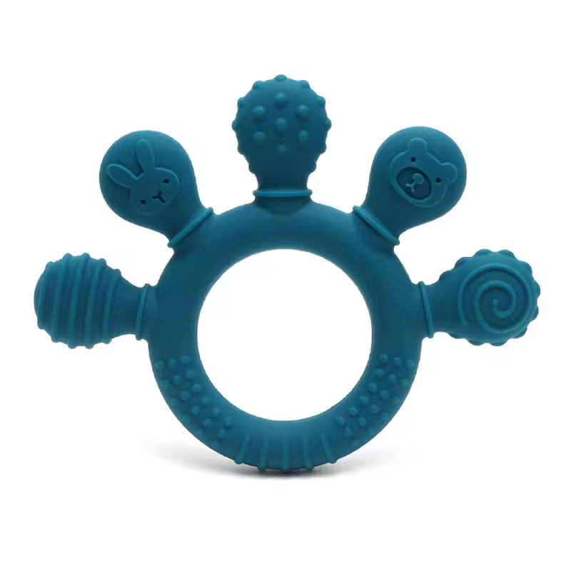 erduo Silicone Baby teether anxiety teething toys 0 12 months chew beads sensory gum relief soother - Image 11