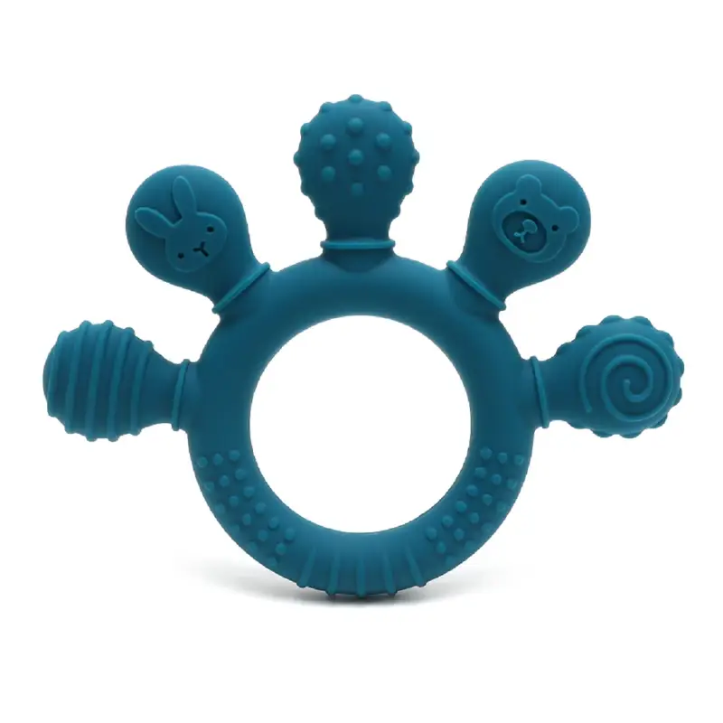 erduo Silicone Baby teether anxiety teething toys 0 12 months chew beads sensory gum relief soother - Image 11