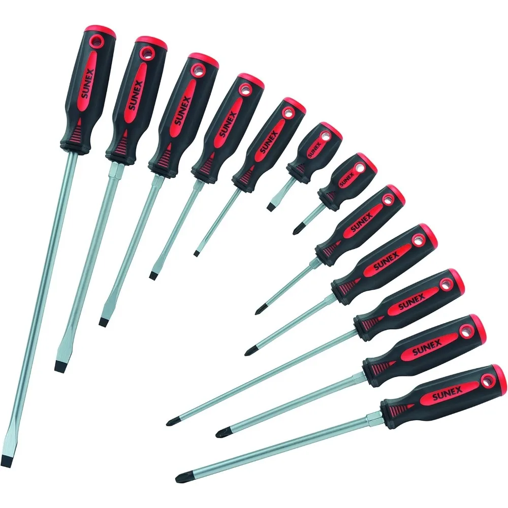 

Набор комбинированных отверток из нержавеющей стали, 12 предметов