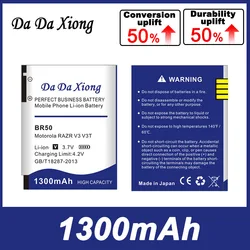 DaDaXiong 1300mAh BR50 Battery For Motorola RAZR V3IM V3 V3i V3c V3E V3m V3T V3Z PEBL U6 Prolife 300 500 Phone