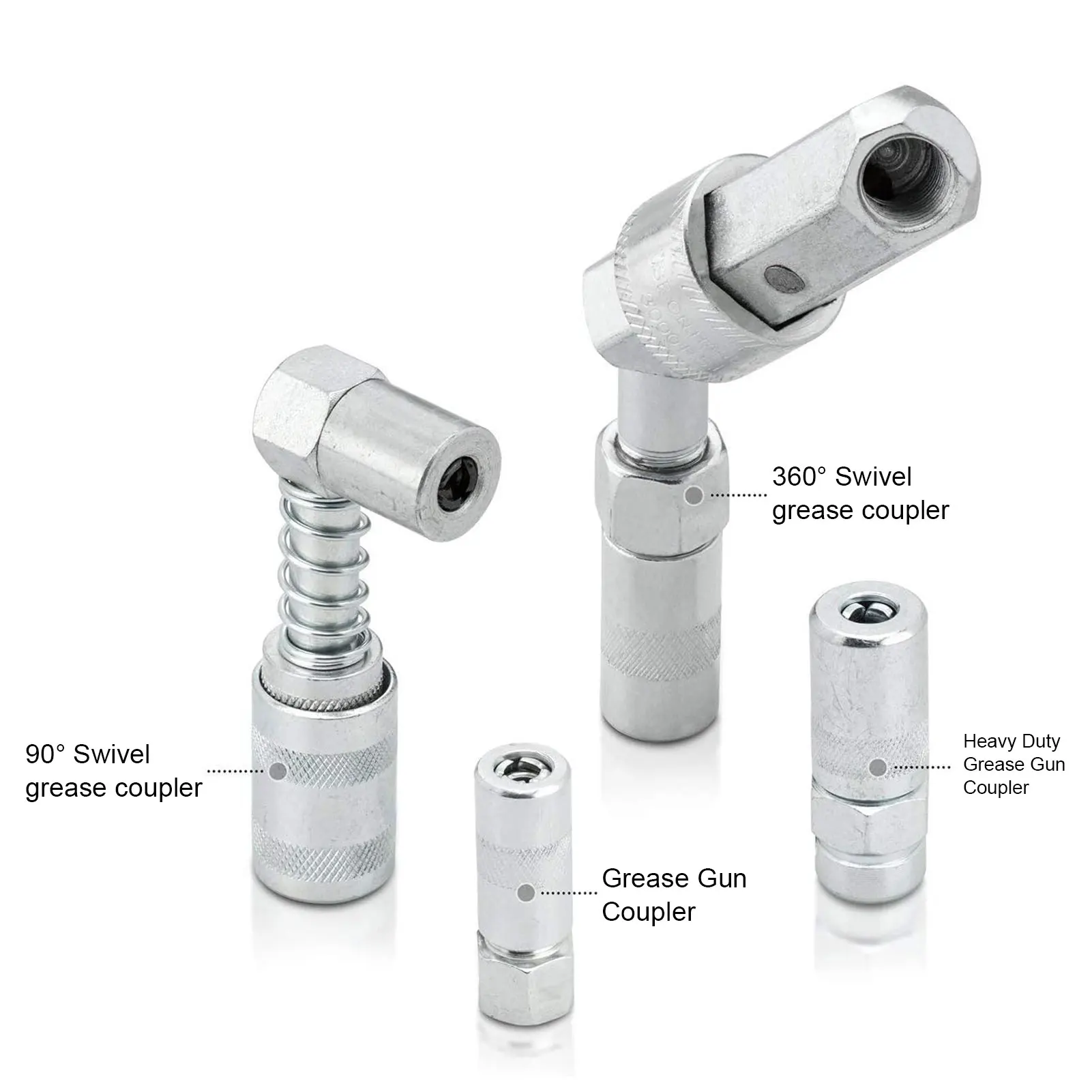 مجموعة ملحقات تركيبات الشحوم، أداة تسرب الشحوم، مجموعة ملحقات تزييت مقاومة التآكل، فعالة تدوم طويلاً للسيارة #4