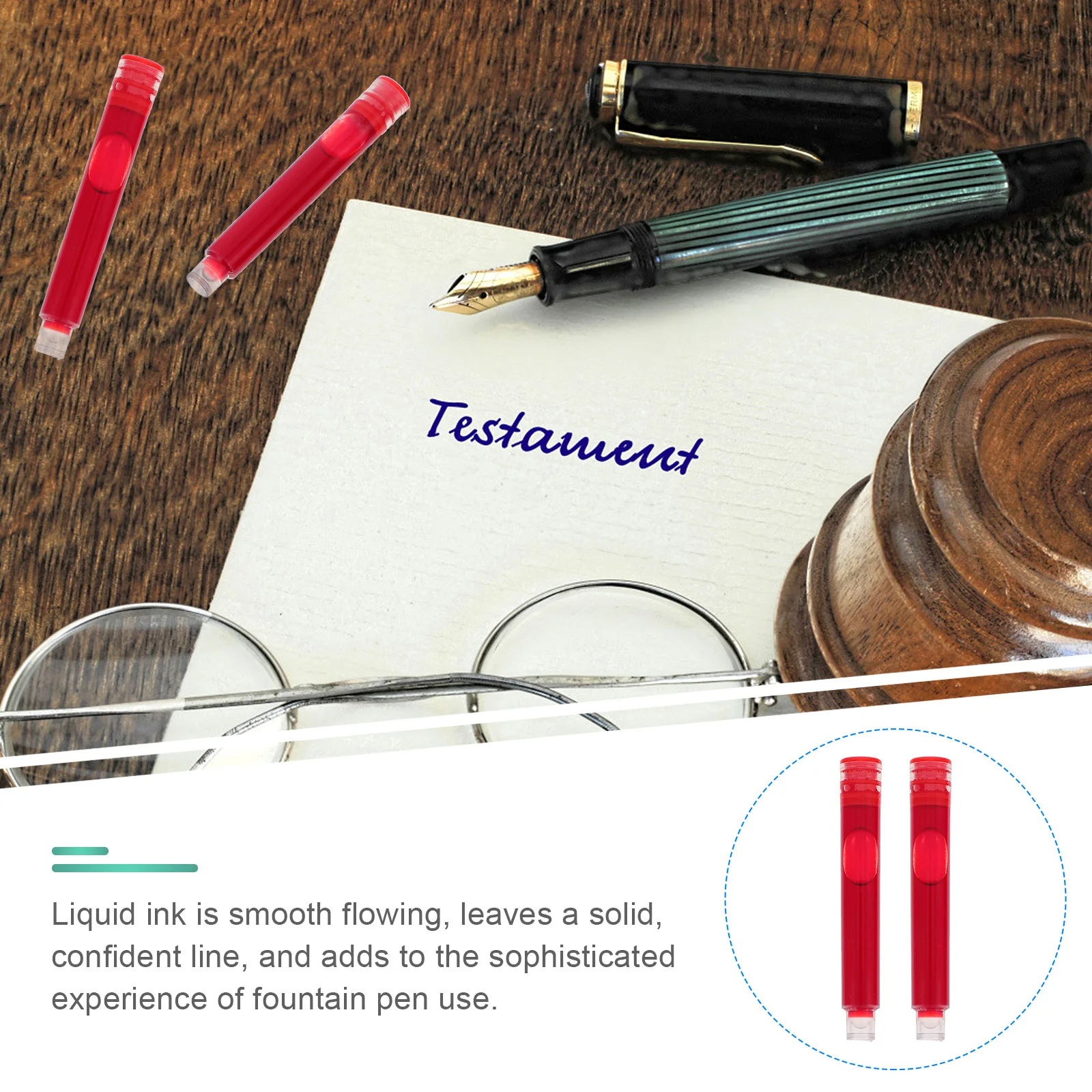 

100 pcs Steel Nib Cartridges For Fountain Refills Students Stationery Office Supplies Universal Pens Ink Pens Ink Fill