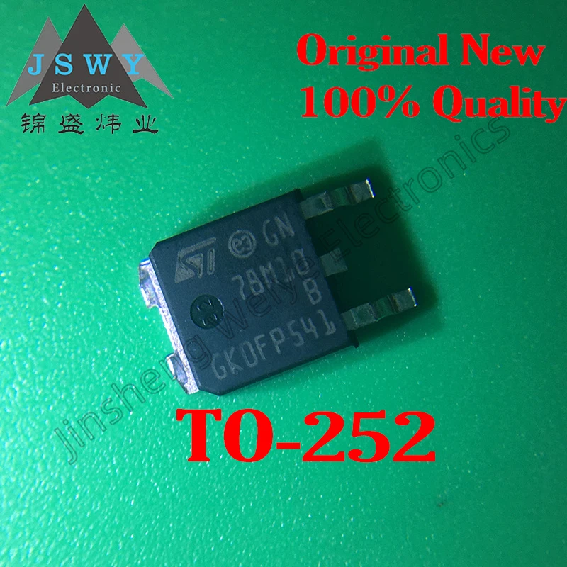 1~30PCS Free Shipping L78M10ABDT-TR Silkscreen 78M10 78M10B Three-terminal Linear Voltage Regulator TO-252 SMT Brand New In Stoc