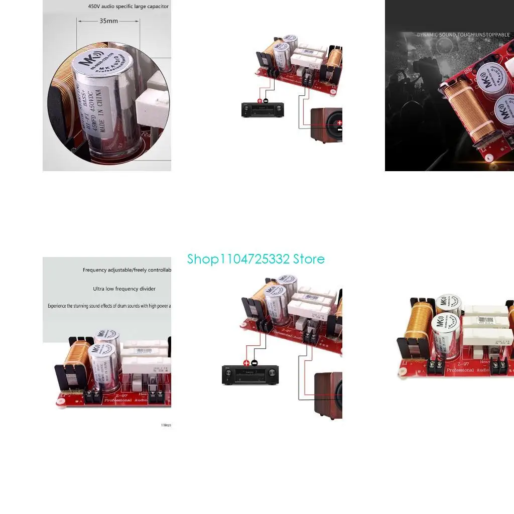 

Z-97 550W Кроссоверная плата модуля фильтра для DIY Home Speaker Treble Bass