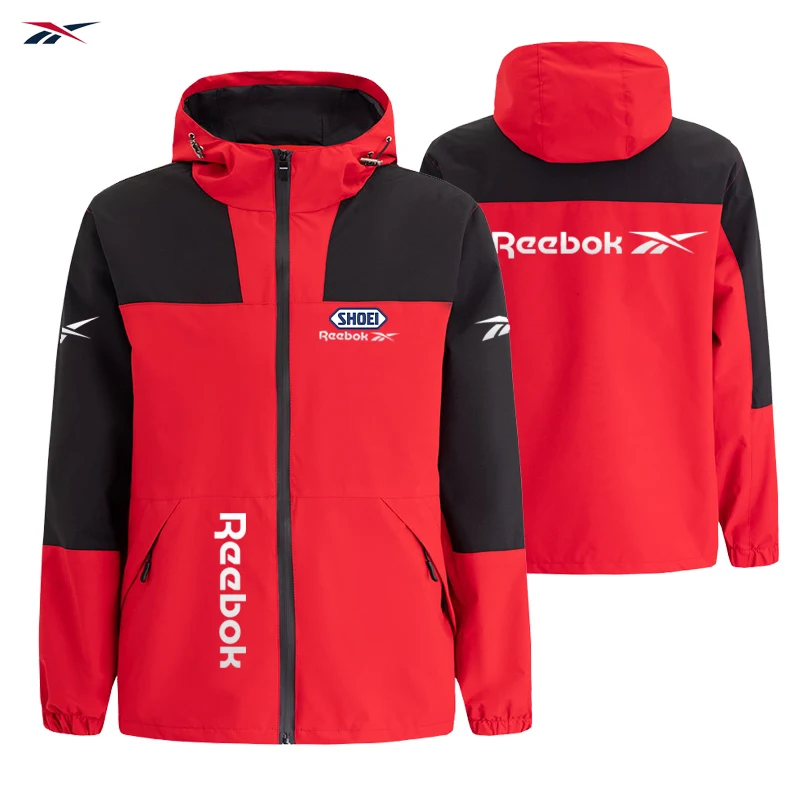 2026 Reebok Patchwork Jacket, Lightweight Windproof and Waterproof Men's and Women's Spring and Autumn Outdoor Leisure Sport Coa - view 3