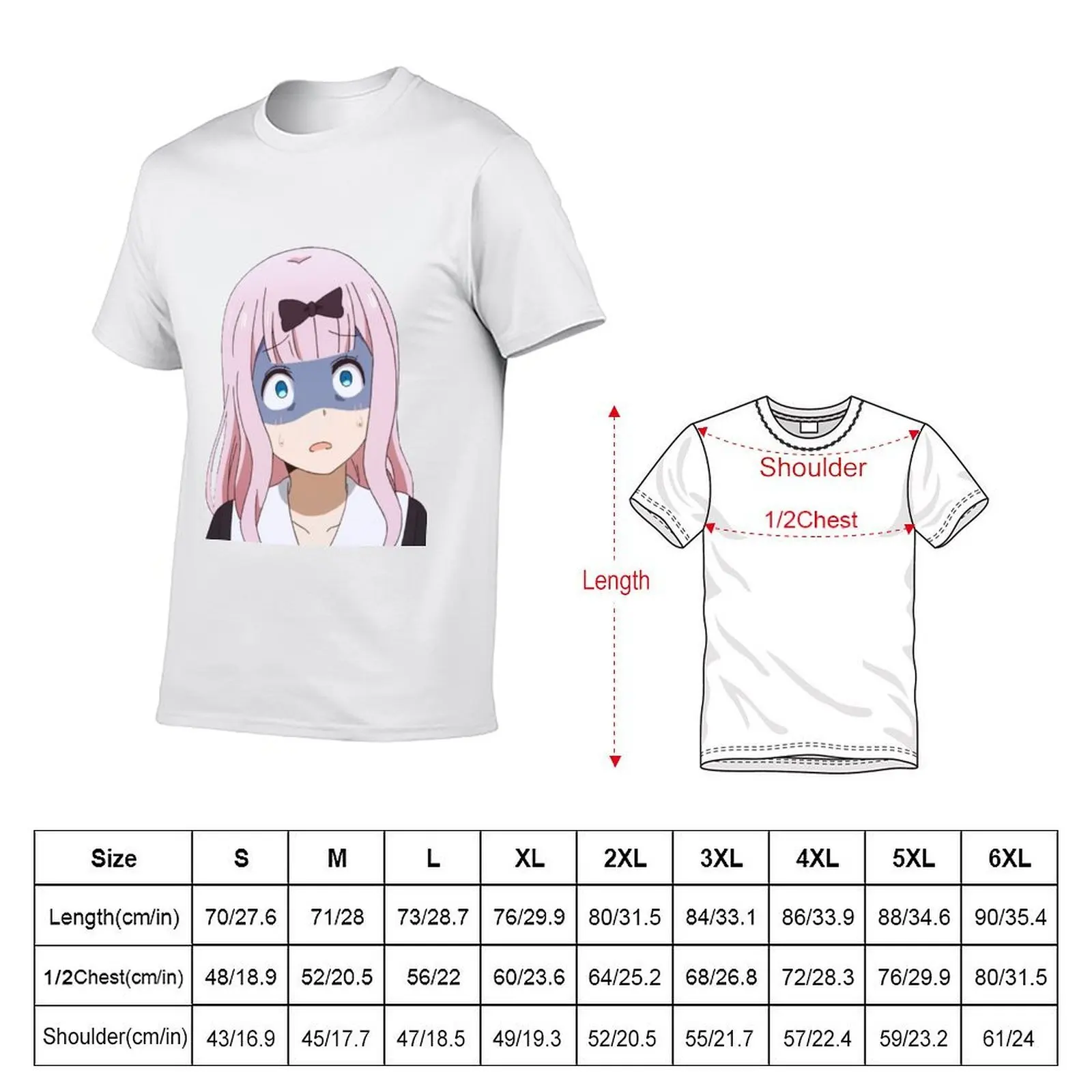 Chika Shook Design T-Shirt blue archive vintage t shirts mens t shirt