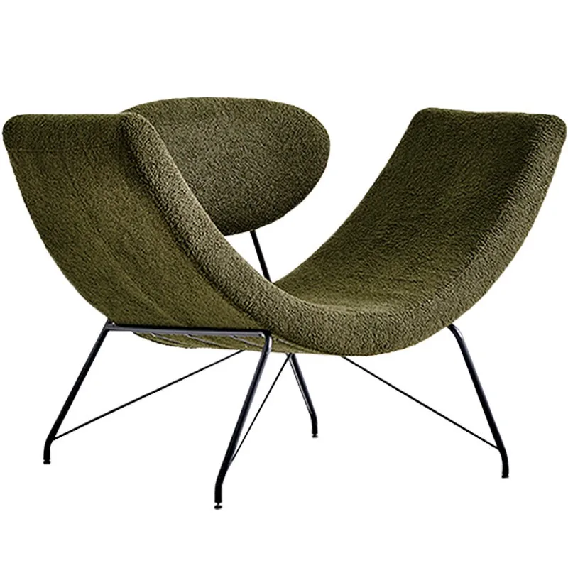 

Smiley chair recliner balcony leisure sofa living room single snail light luxury