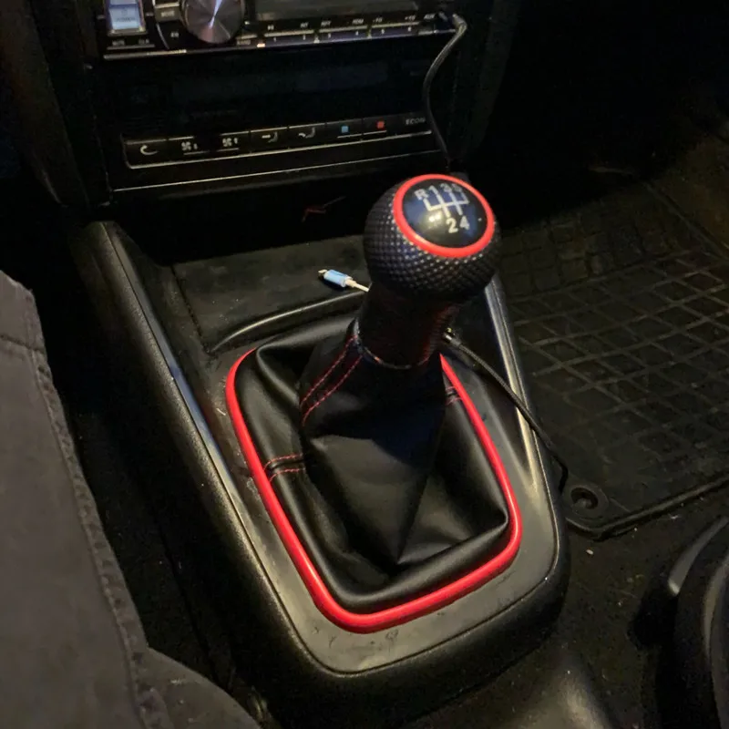 Schaltknauf Schalthebel Gamasche Kofferraumabdeckung Autozubehör 
 Für Volkswagen VW Golf h IV MKCH GTI R32 Bora Jetta 1999-2004 – Detail 16