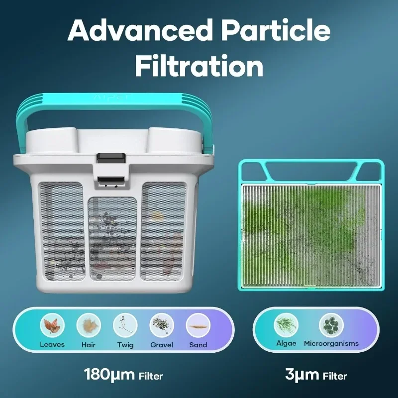 Scuba-limpiador de piscina robótico inalámbrico S1 Pro, aspirador automático de piscina 2024 con limpieza Horizontal de líneas de agua, navegación inteligente