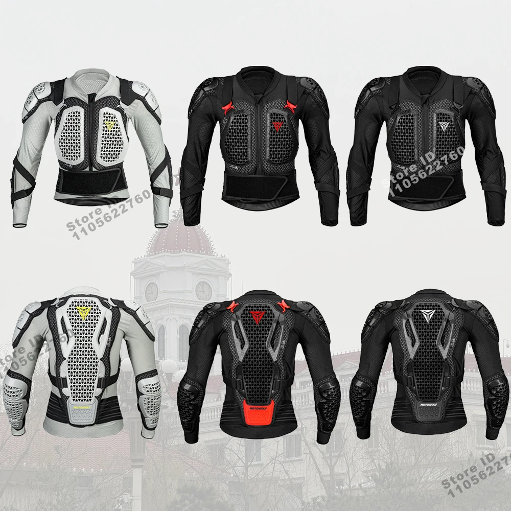 Motorcycle Jacket Men Moto Body Armor CE Approval MX Armor Motocross Racing Jacket Motorbike Moto Protection Gear