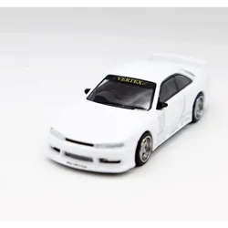 Quality ratio 1:64 Vertex Silvia S14 Nissan Nissan diecast alloy model Classic car decoration gift, birthday gift for children.