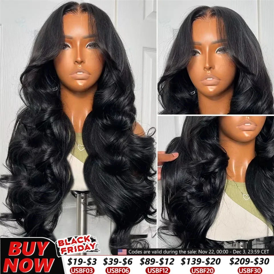 Glueless Wigs Ready To Wear Body Wave Closure Wig 5x5 6x4 HD Lace Wig Pre Plucked Hairline Pre Cut Human Hair Wigs Without Glue