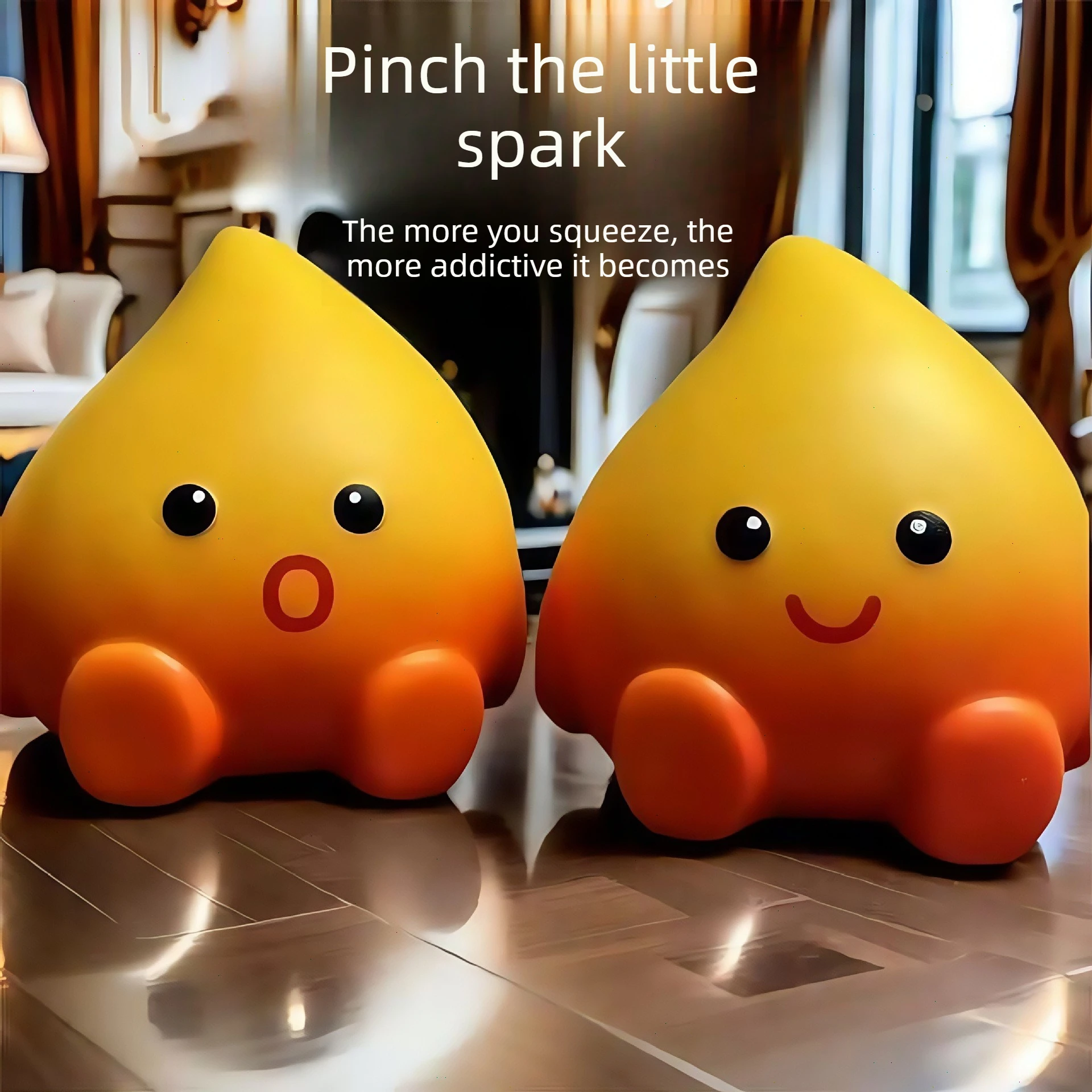 

Cute And Adorable Little Fire Man Squishy Slow Rebound Toy