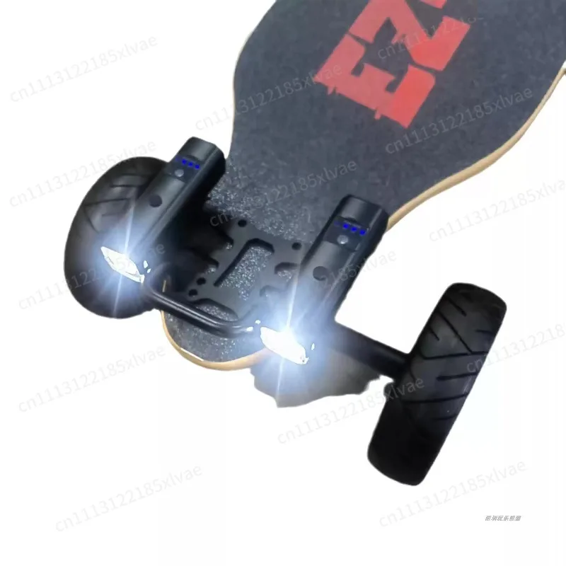 Waterproof LED Handlebar Light Front Illumination Lamp For Off-Road Longboard Skateboard Electric Four-Wheeler Scooter