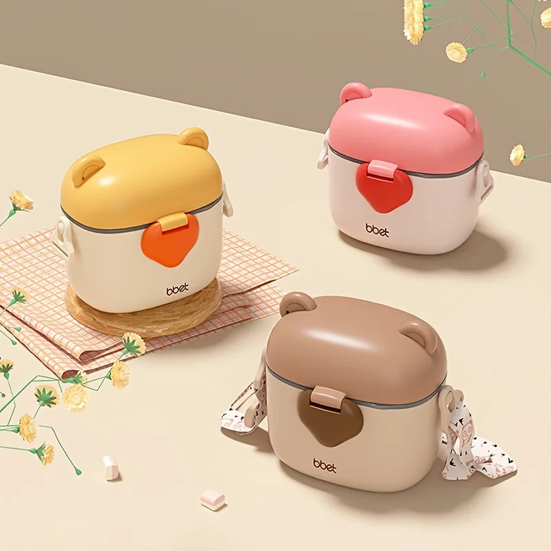 

Portable Milk Powder and Snacks Storage Dispenser, Nuts and Fruit Container Box for Travel and On the Go