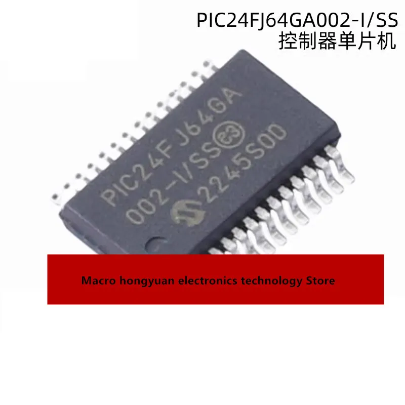 5adet Brand new original PIC24FJ64GA002-I/SS package SSOP28 microcontroller integrated circuit chip