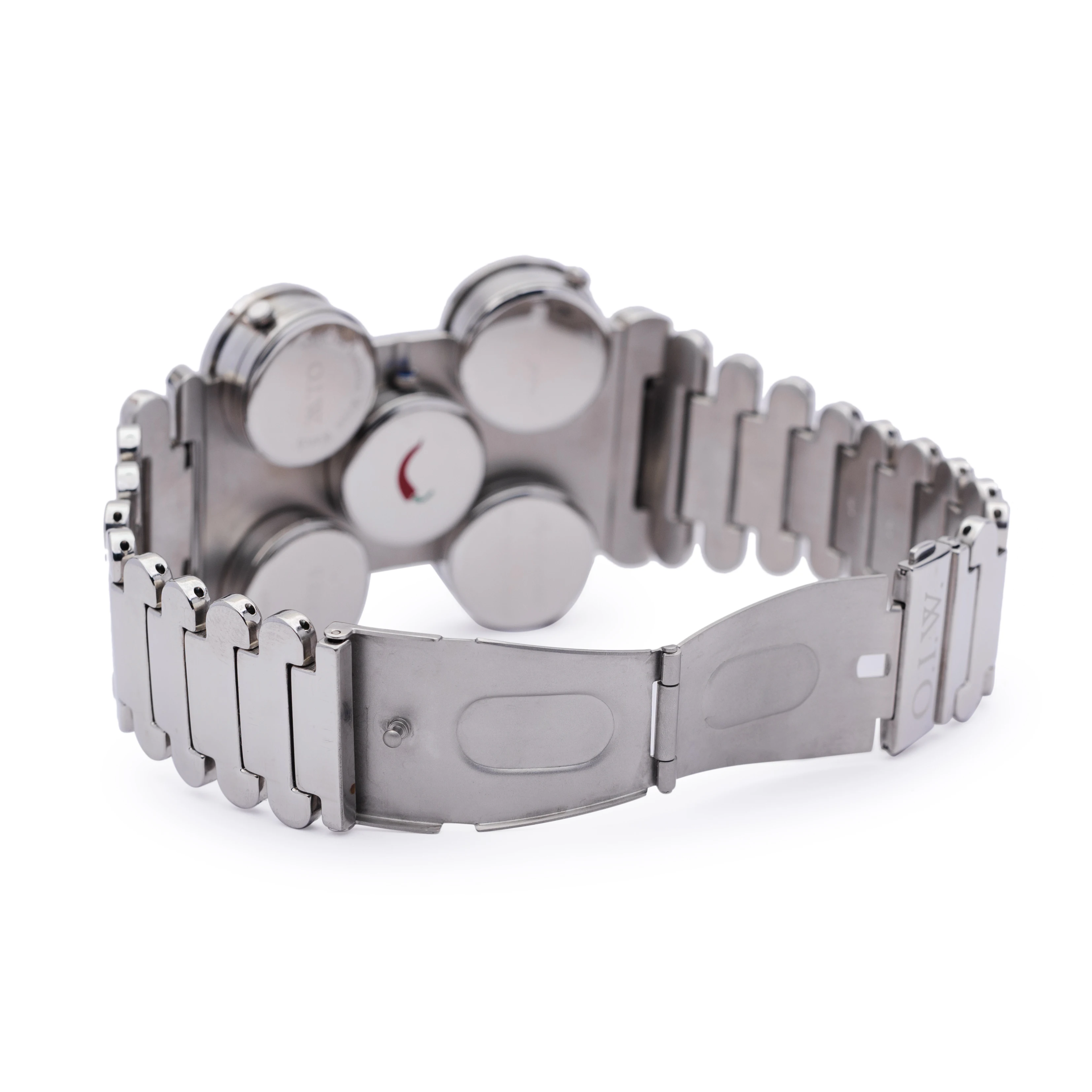 トップブランド高級メンズステンレススチール腕時計 5タイムゾーン 316Lクォーツ防水 ハイファッションスタイルガラス