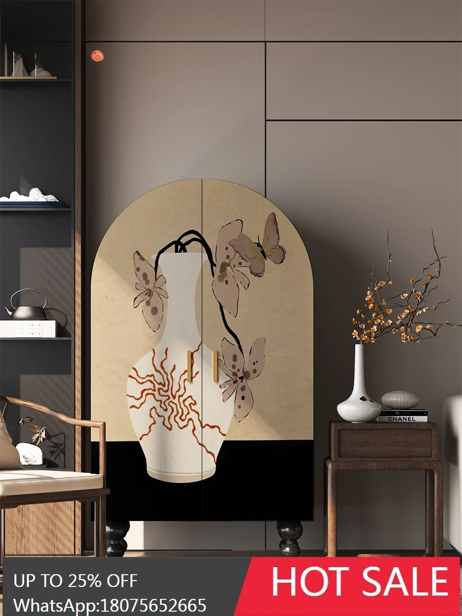 

MJY Flower Solid Wood Door Door Bedroom Room Multifunctional Storage Locker