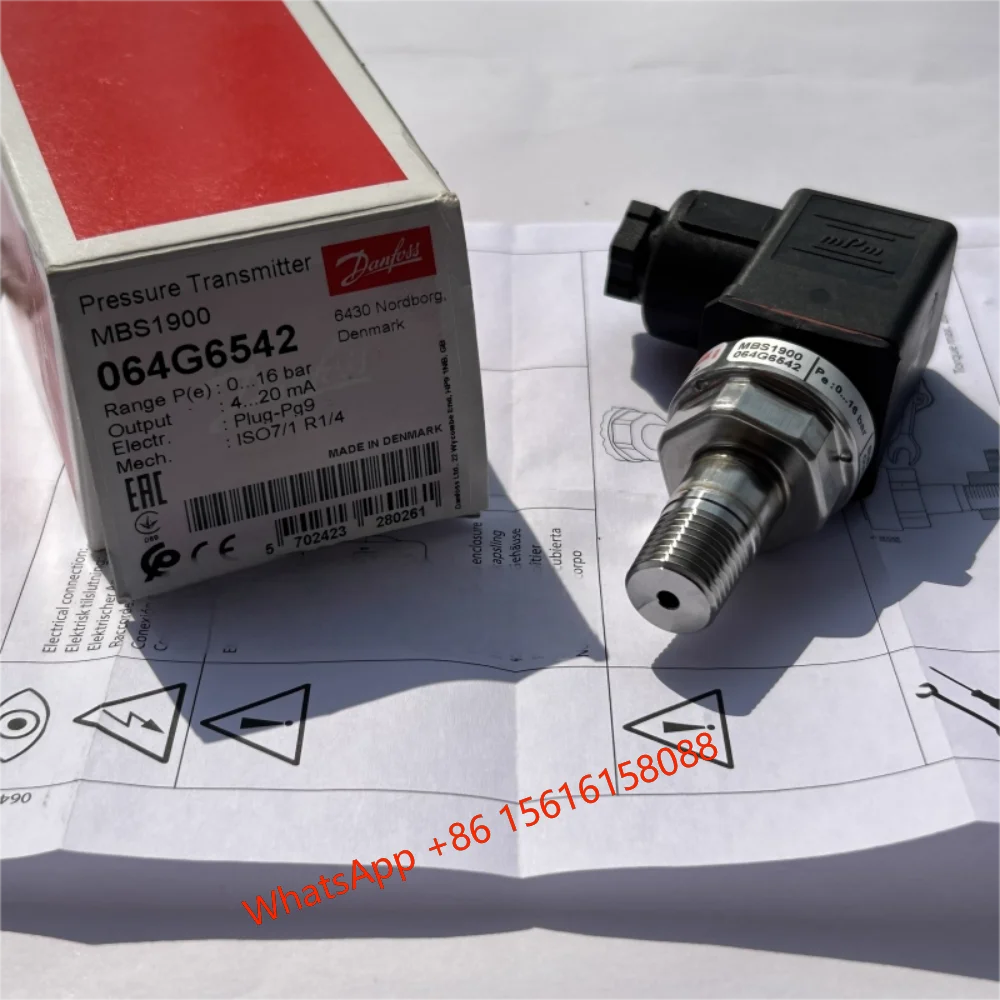 เครื่องส่งสัญญาณความดัน MBS1900 รุ่น 064G6546 ถูกเลิกการผลิต (แทนที่ด้วยรุ่น 064G6680) 064G6571 064G6575 064G6585 064G6586 ยี่ห้อ Danfoss