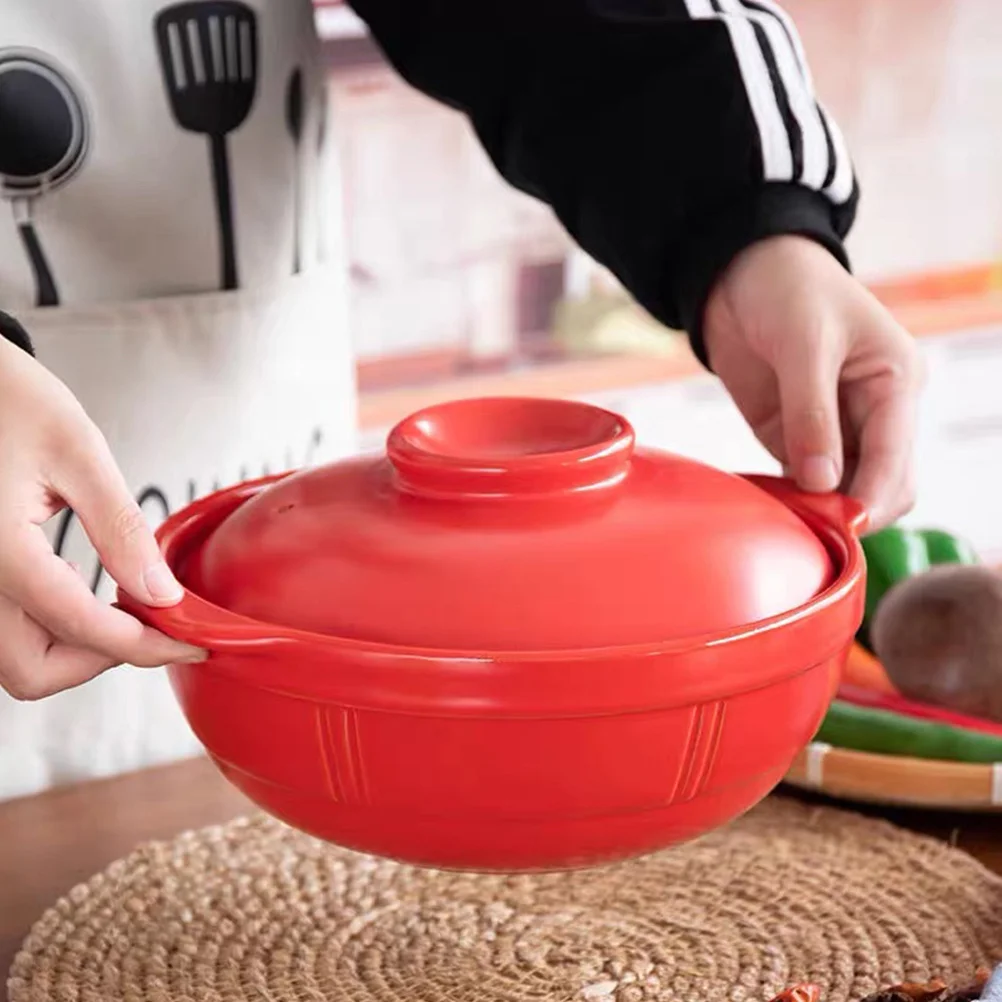 

Rice Cooking Pot Casserole Dish with Lid Soup Pots Cookware Pan Casseroles Nonstick