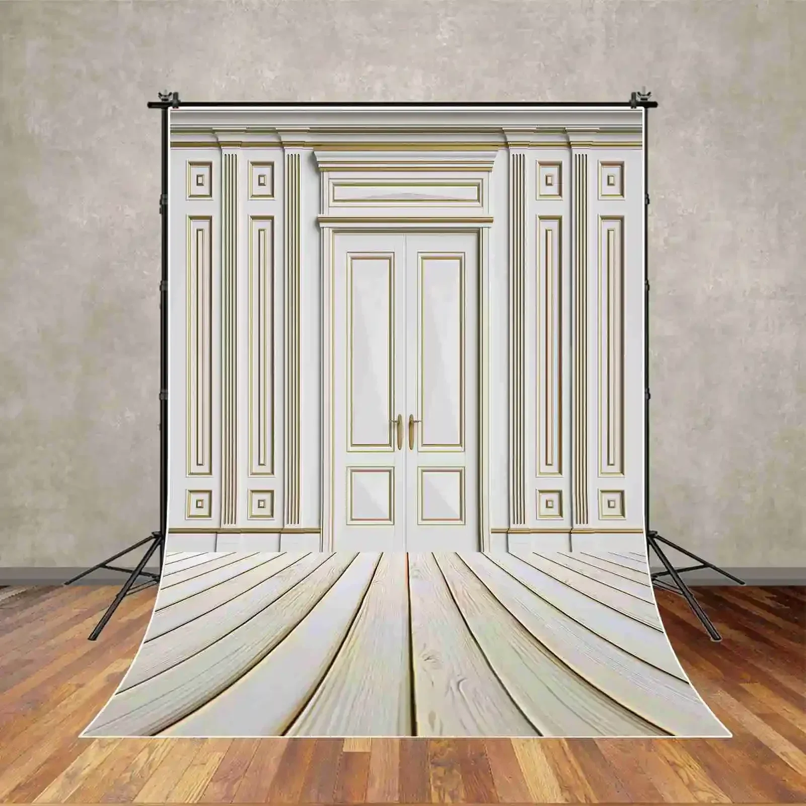 MOON.QG 3D 西洋リビングルームの写真撮影の背景背景誕生日装飾結婚式の撮影小道具壁紙 Photocall