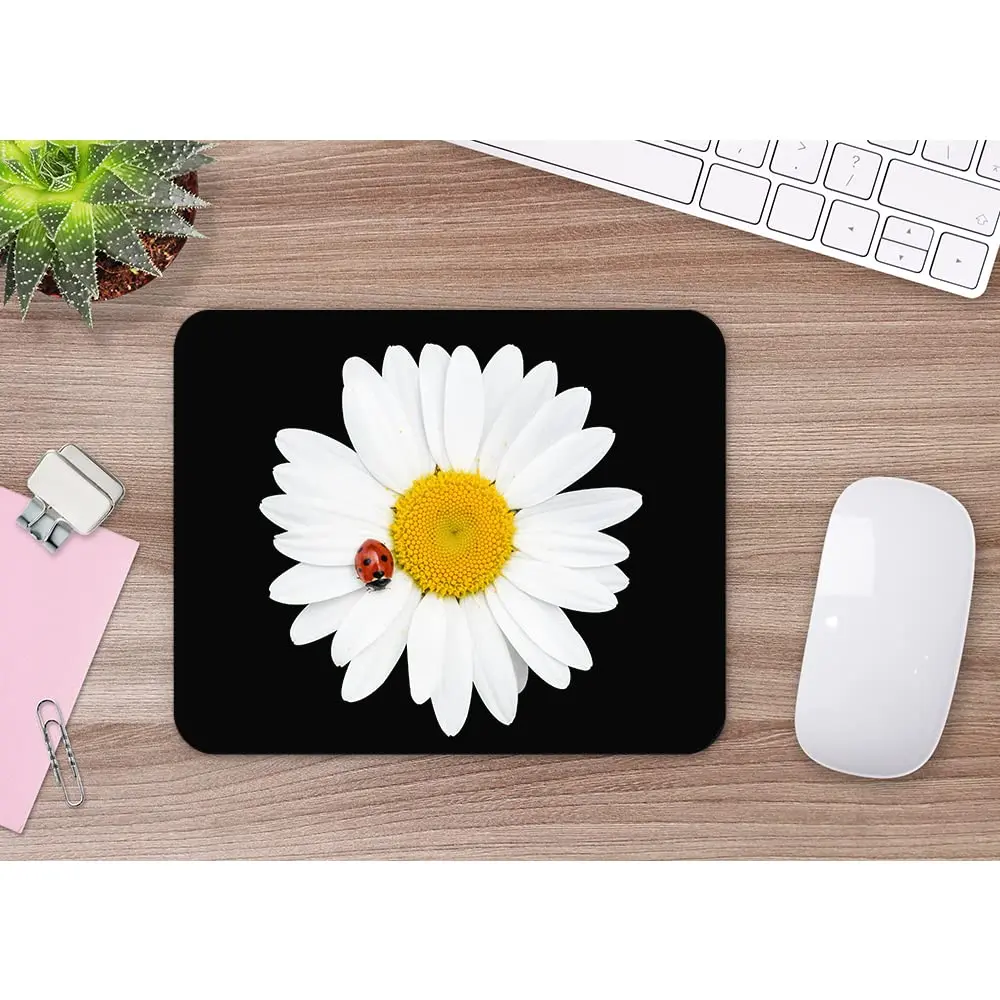 High Quality Retro Flowers Plants Printing Gaming Mousepad Gamer Mouse Mat Keyboard Mats Desk Pad Mousepads 22x18cm For Computer