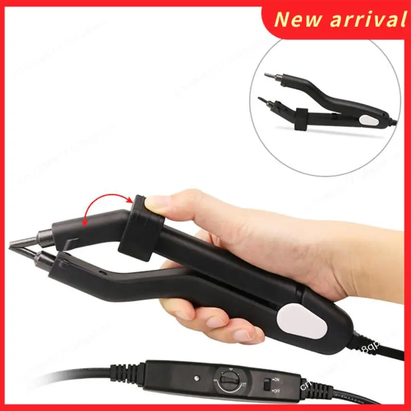 N89R Тепловой разъем для волос, термоутюг с регулируемой высокой температурой — идеально подходит для ваших волос, вилка европейского стандарта, прочный, простой в установке