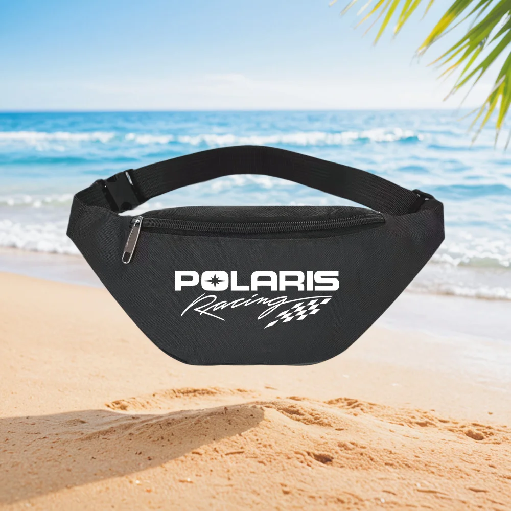 

Polaris Racing Team Logo Design Sporty Motorcycle Off-Road Adventure Racing Waist Backpack Crossbody Chest Bag Street Casual Spo