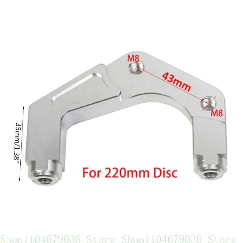 

652F for Jog Force Adelin Adl01 200 / 220mm Disc Brake Caliper Adapter Motorcycle Parts Brake Caliper Bracket Holder