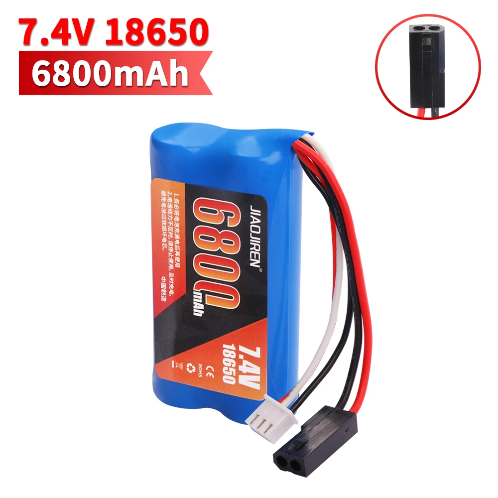 7.4V 6800Mah Lipo Battery with 5500 Plug for MJX T40 T40C F39 F49 T39 BG1518 BG1513 BG1515 BG1507 BG1506 RC Toys cars boat Parts