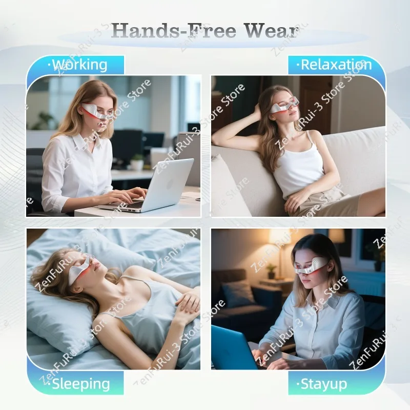 EMS Micro Current Eye Protection Instrument Household Eye Massager Essence Introducer Dark Circle Eye Beauty Instrument