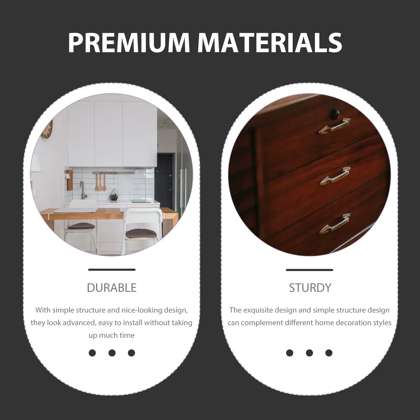 10Pcs Alloy Drawer Handles Zinc Material Comfortable Grip Easy Install Modern Cabinet Pulls for Home Furniture Wardrobe Closet