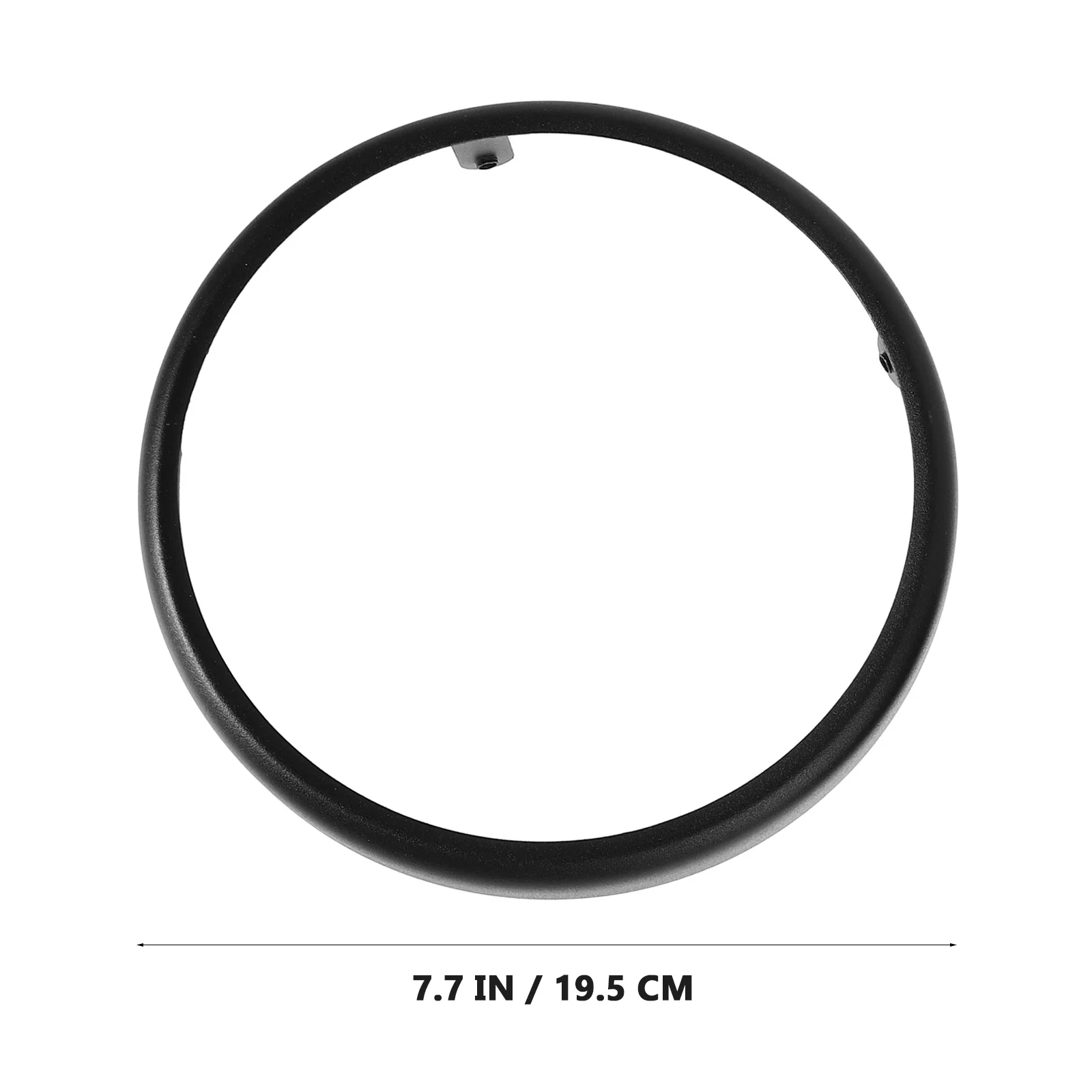 1 set di coperture per fari per moto da 7 pollici, vestibilità universale, metallo durevole, protezione elegante, facile installazione, visibilità notturna migliorata