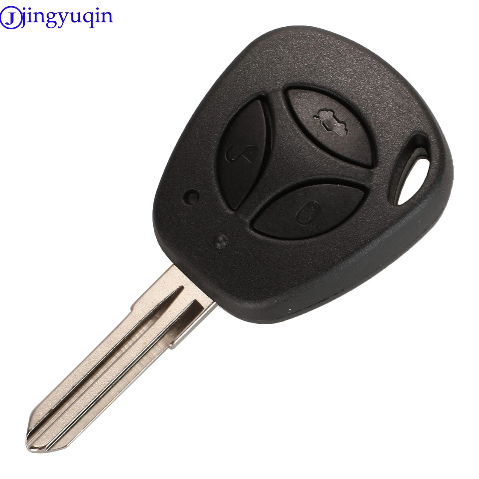 jingyuqin 3 Buttons Replacement Car Key Shell For Lada Uncut Auto Blank Remote Key Case Cover Fob Priora Kalina