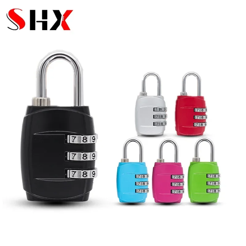 4 Dial Digit Password Lock Combination Suitcase Luggage Metal Code Password Locks Padlock Travel Safe Anti-Theft Cijfersloten