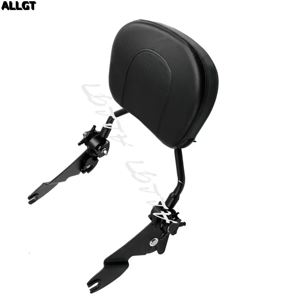 Motorrad hinten verstellbare abnehmbare Rückenlehne Sissy Bar für Harley Touring Road King 2009–2016