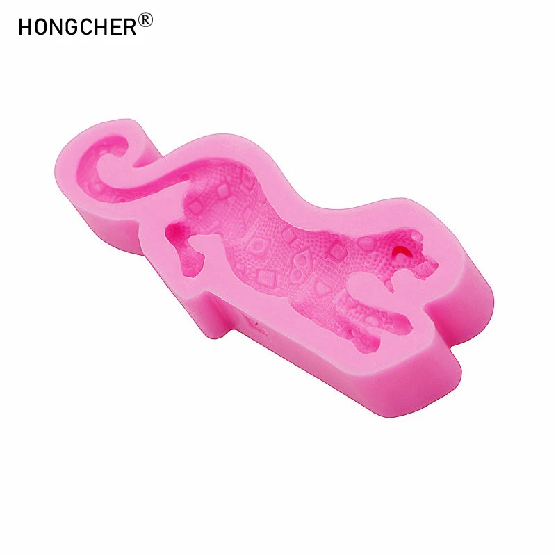 ليوبارد أقراط قلادة قلادة الراتنج مجوهرات اكسسوارات بالتنقيط العفن DIY بها بنفسك كعكة بالشيكولاتة الحلوى الديكور قوالب السيليكون #6