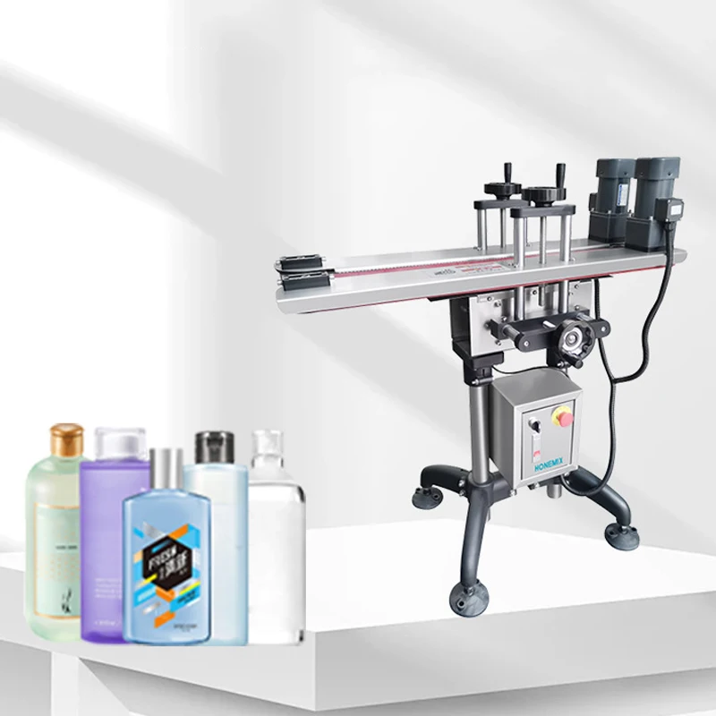 Glass Bottle Clamp Conveyor Belt Plastic Bottle Transition Conveyor Belt Filling and Labeling Production Line (Customized)