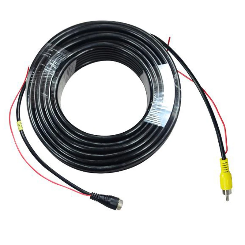 Aviation Male to RCA Male Trigger Video Cable / Lotus to aerial Camera Adapter Cable 5/10/15/20 Meter