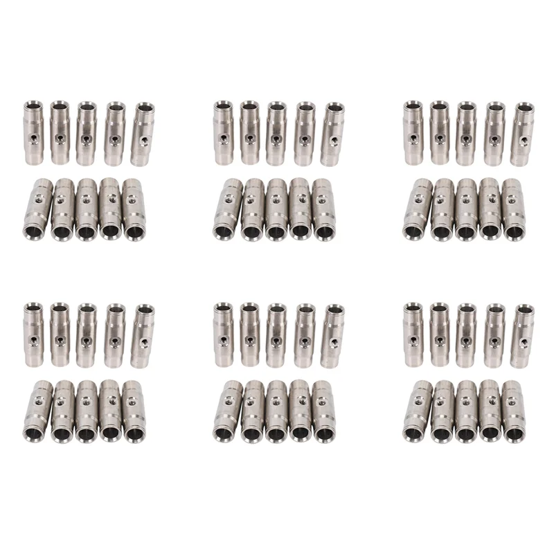 

60Pcs 3/8 Inch Slip Lok Misting Nozzle Coupling Tees 10/24 UNC 1000 PSI Quick Connect