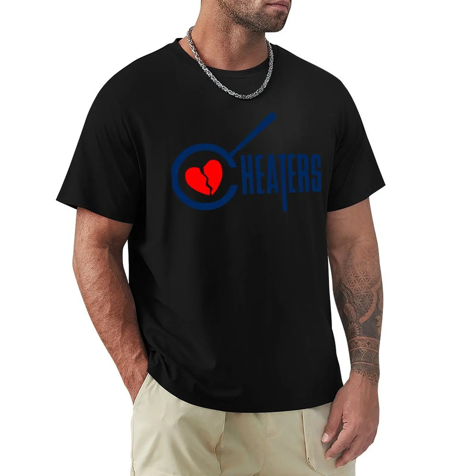 CHEATERS T-Shirt Art Pattern Printed Casual Top