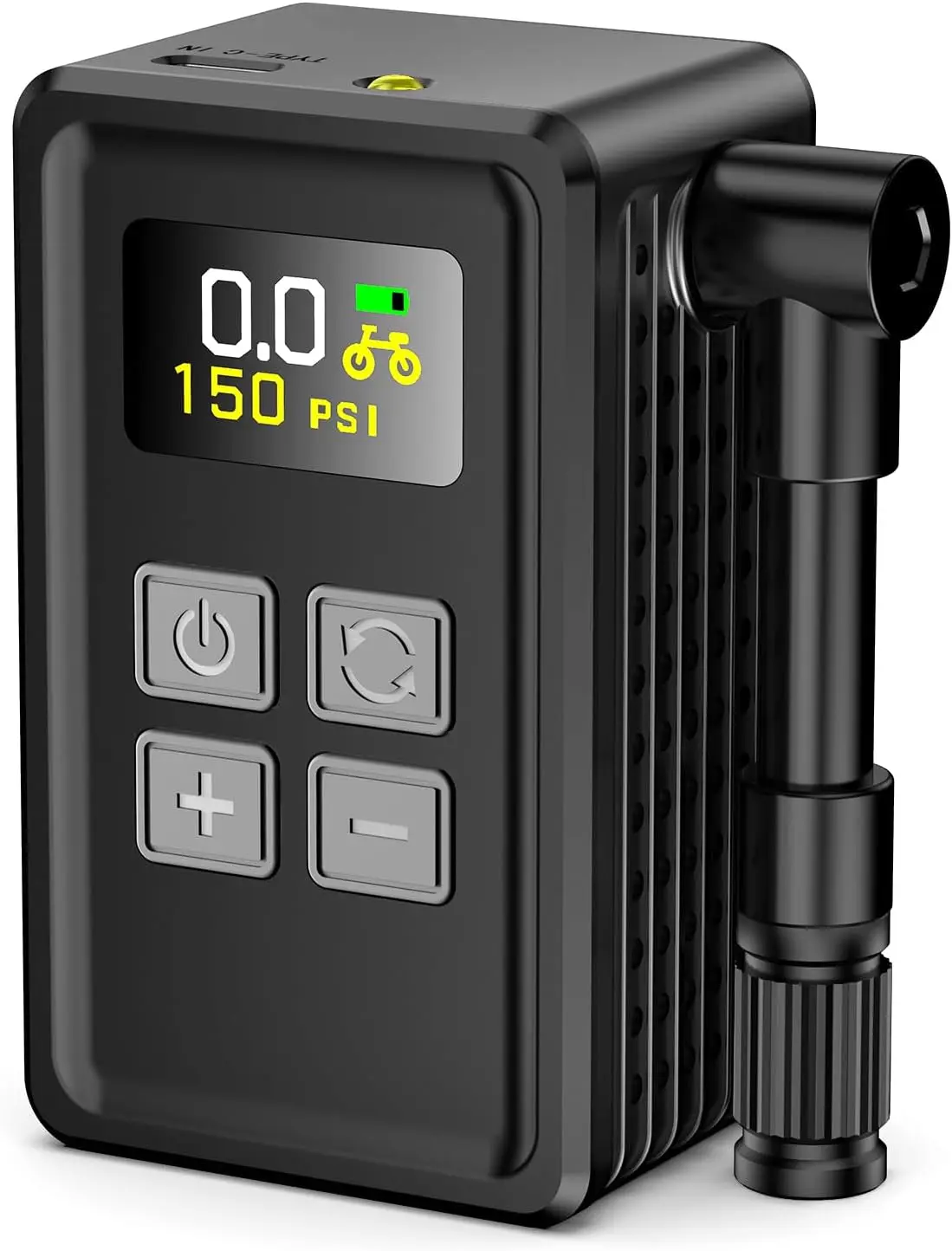 

Мини-электрический велосипедный насос, быстрая накачка 29s, 150PSI с манометром, Presta/Schrader, для шоссейных и горных велосипедов, мотоциклов, шариков